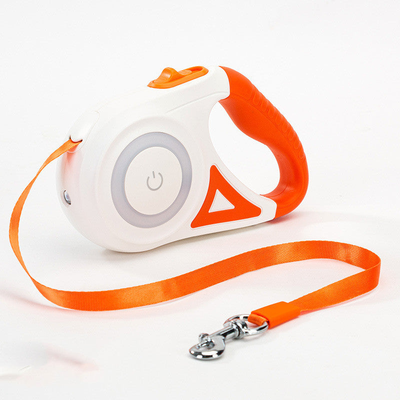 Retractable Dog Leash with Collar for Small and Medium Dogs