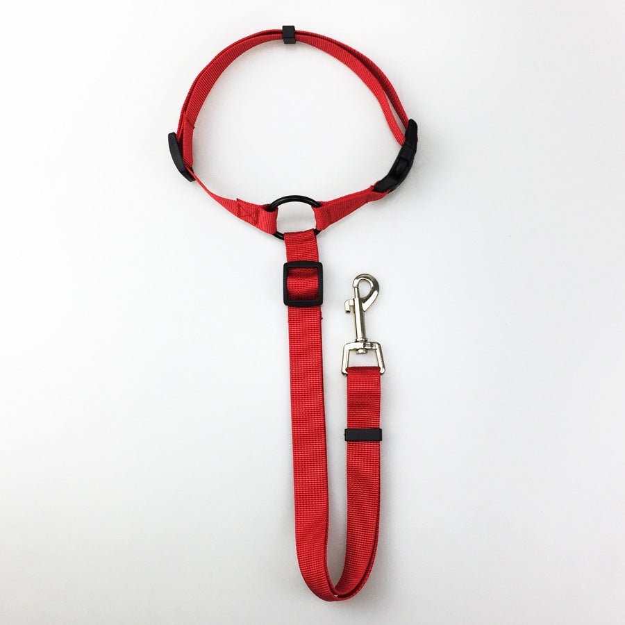 Adjustable pet safety seat belt for car travel