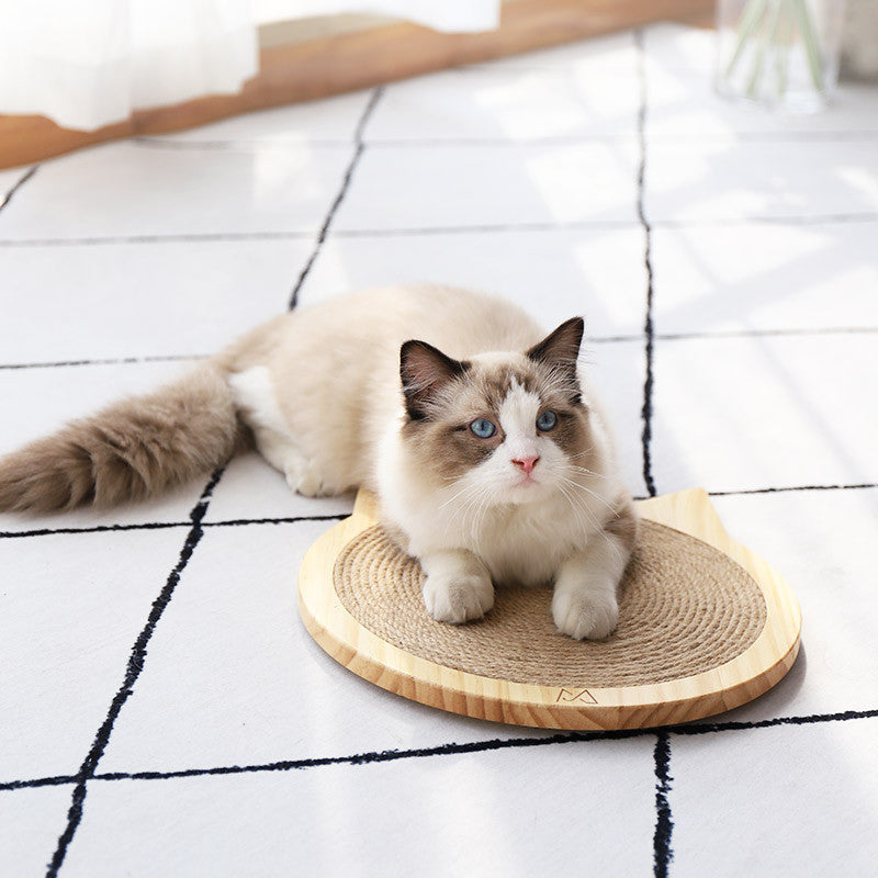 Wall Mounted Scratcher Pad with Suction Cup Toy