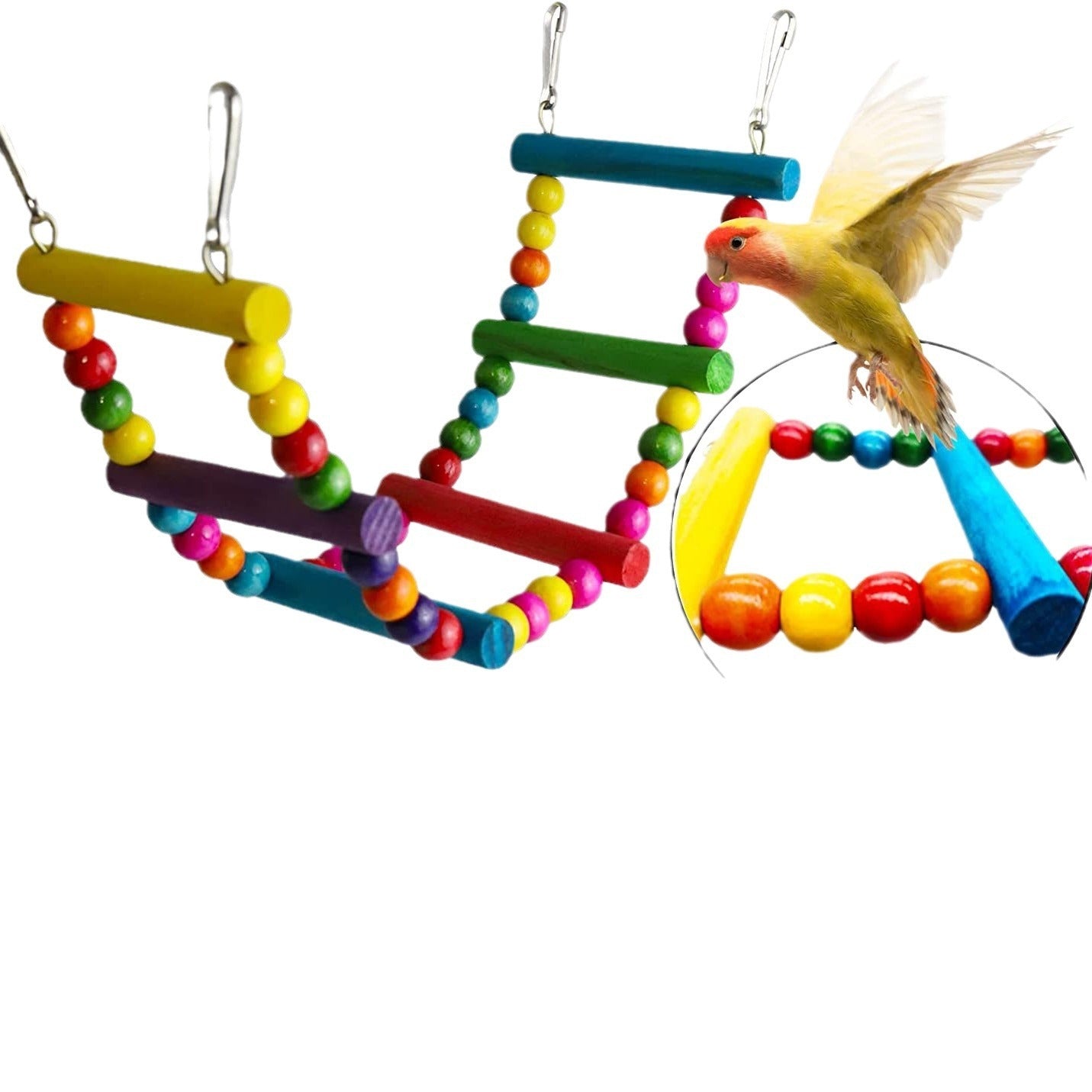 Parrot Cage Toys Set