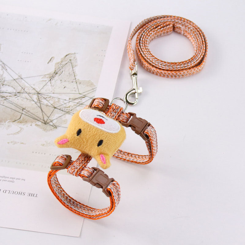 Adjustable Chest Strap For Pet I-shaped Walking Cat