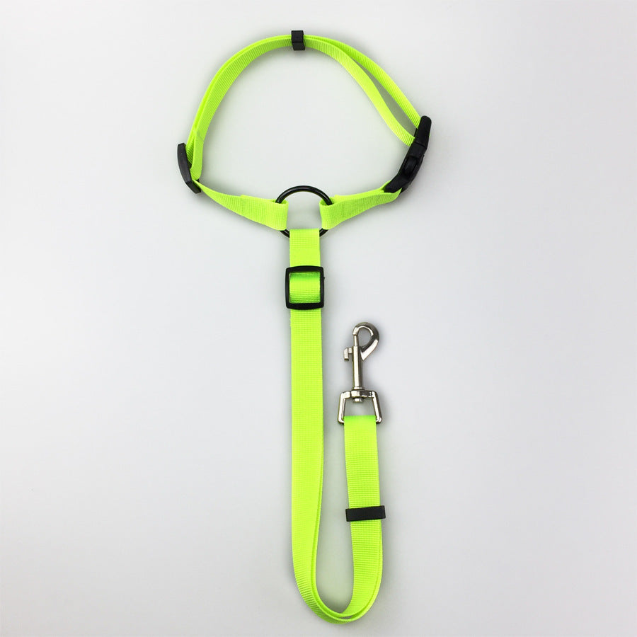 Adjustable pet safety seat belt for car travel
