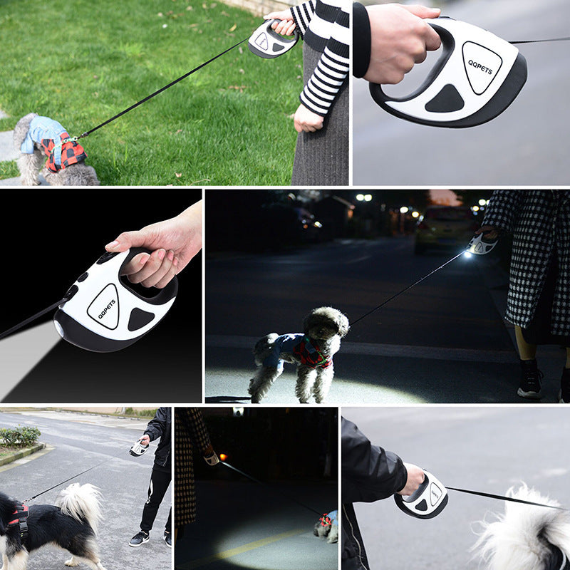 LED Retractable Dog Leash
