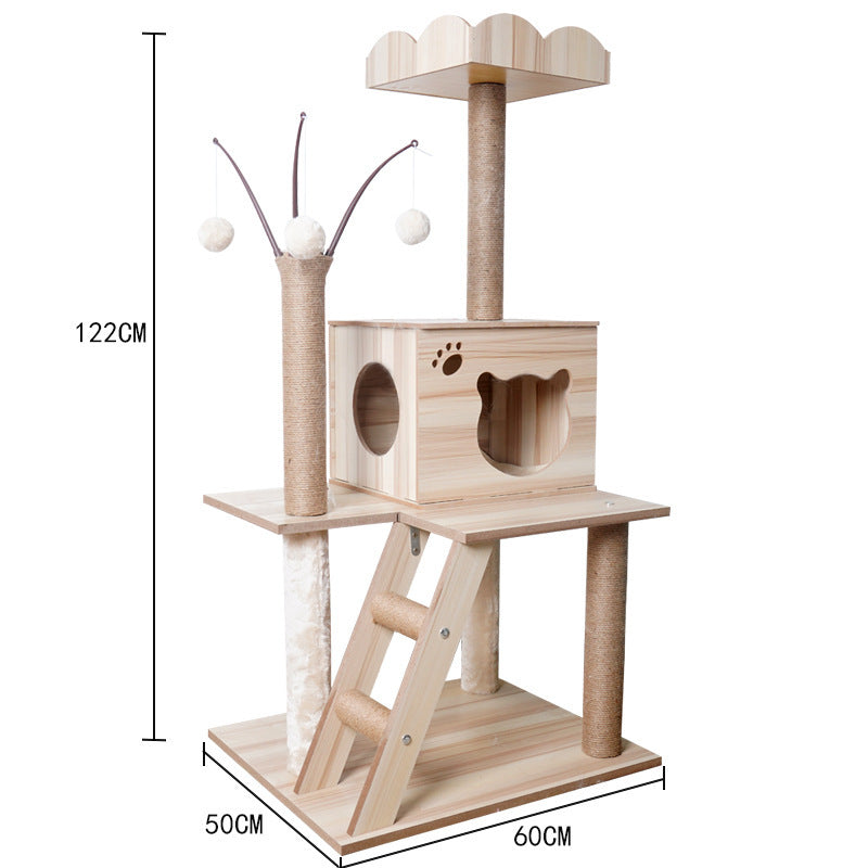 Cat Crawl Nest Scratching Board Tree