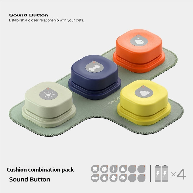 4 Colors Pet Communication Button