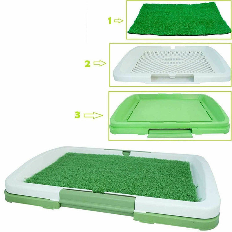 Dog Cleaning Tool Grid Lawn Flat Toilet