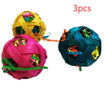 Natural Bamboo Woven Toy Ball