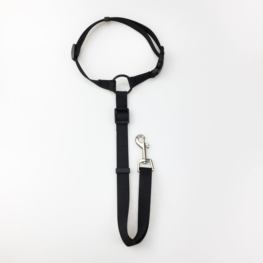 Adjustable pet safety seat belt for car travel