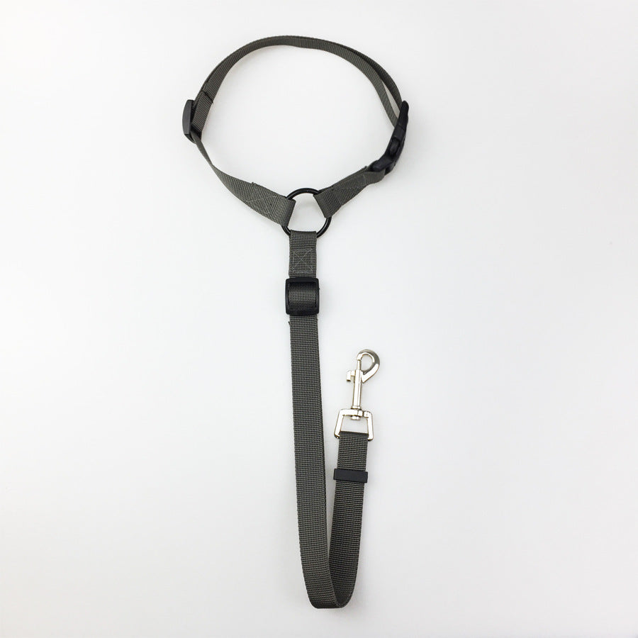Adjustable pet safety seat belt for car travel