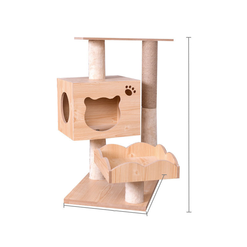Cat Crawl Nest Scratching Board Tree