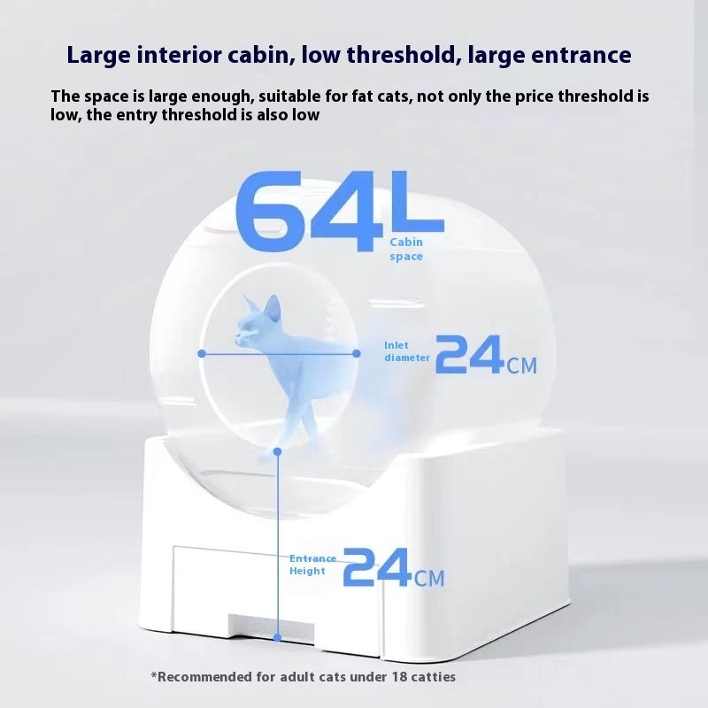 Automatic Self-Cleaning Cat Litter Box