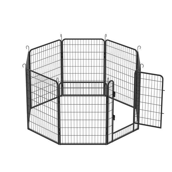 8 Pieces of Metal Game Fence