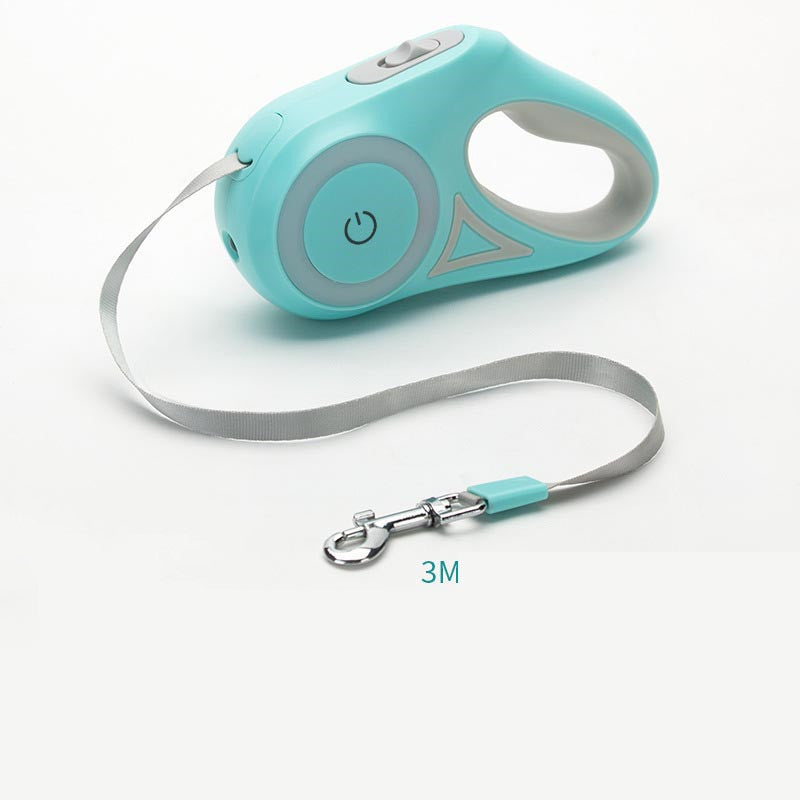 Retractable Dog Leash with Collar for Small and Medium Dogs