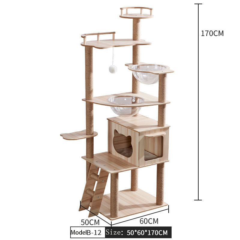 Cat Crawl Nest Scratching Board Tree