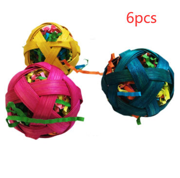 Natural Bamboo Woven Toy Ball