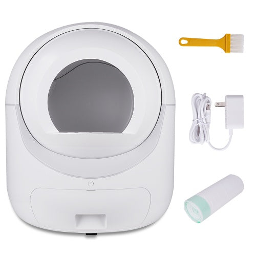 Smart Automatic Litter Box App Controls 4G WiFi