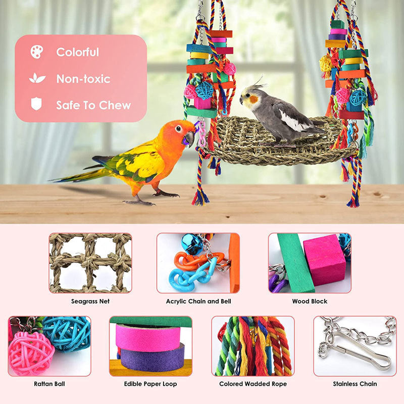 Parrot Climbing Net for Bird Cage
