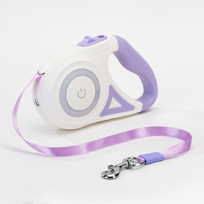Retractable Dog Leash with Collar for Small and Medium Dogs