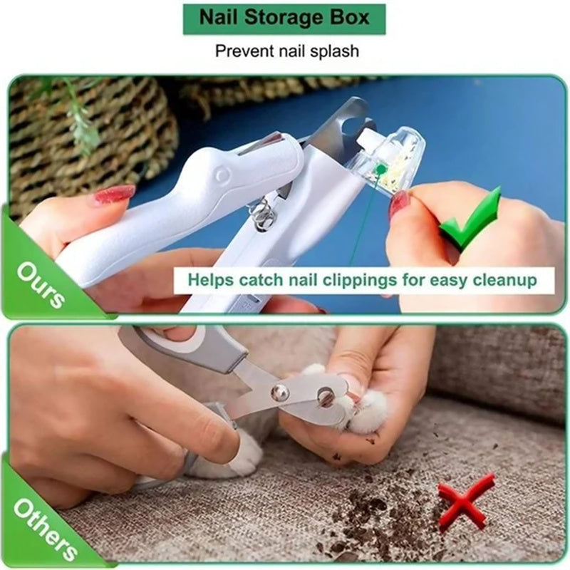 LED Pet Nail Clippers for Dogs and Cats
