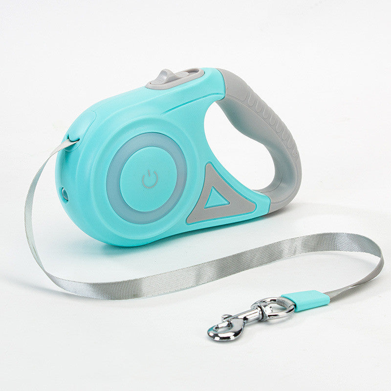 Retractable Dog Leash with Collar for Small and Medium Dogs
