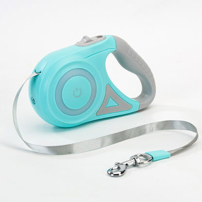 Retractable Dog Leash with Collar for Small and Medium Dogs