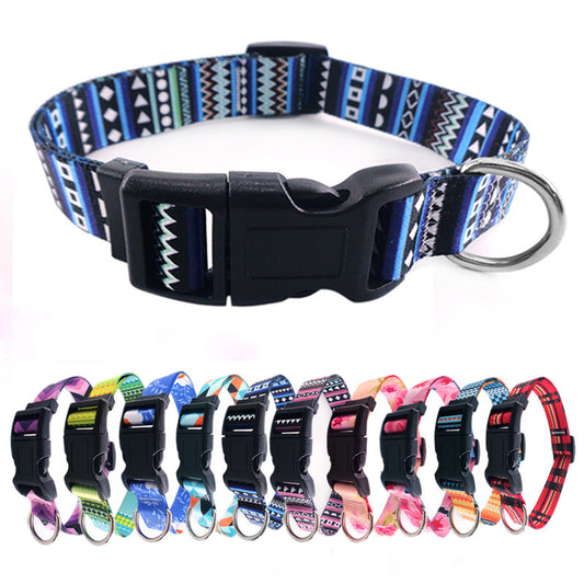 Bohemian dog collars