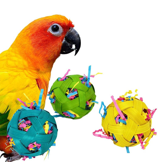Natural Bamboo Woven Toy Ball