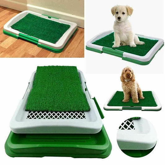 Dog Cleaning Tool Grid Lawn Flat Toilet