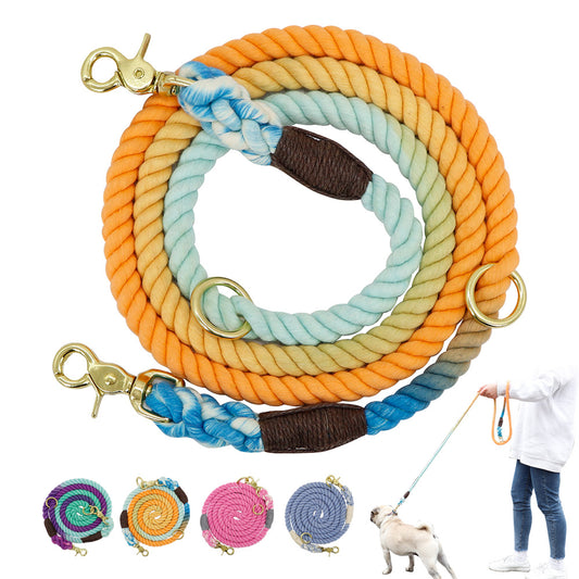 Gradient Dog Leash and Collar Set