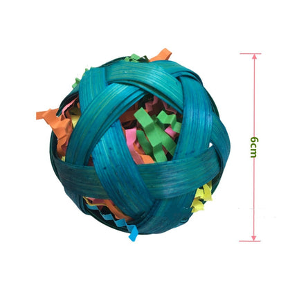 Natural Bamboo Woven Toy Ball