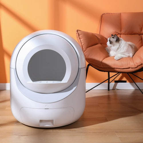 Smart Automatic Litter Box App Controls 4G WiFi