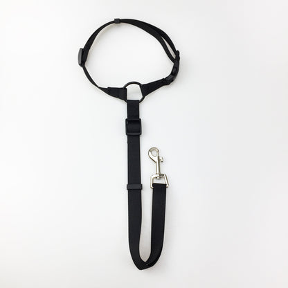 Adjustable pet safety seat belt for car travel