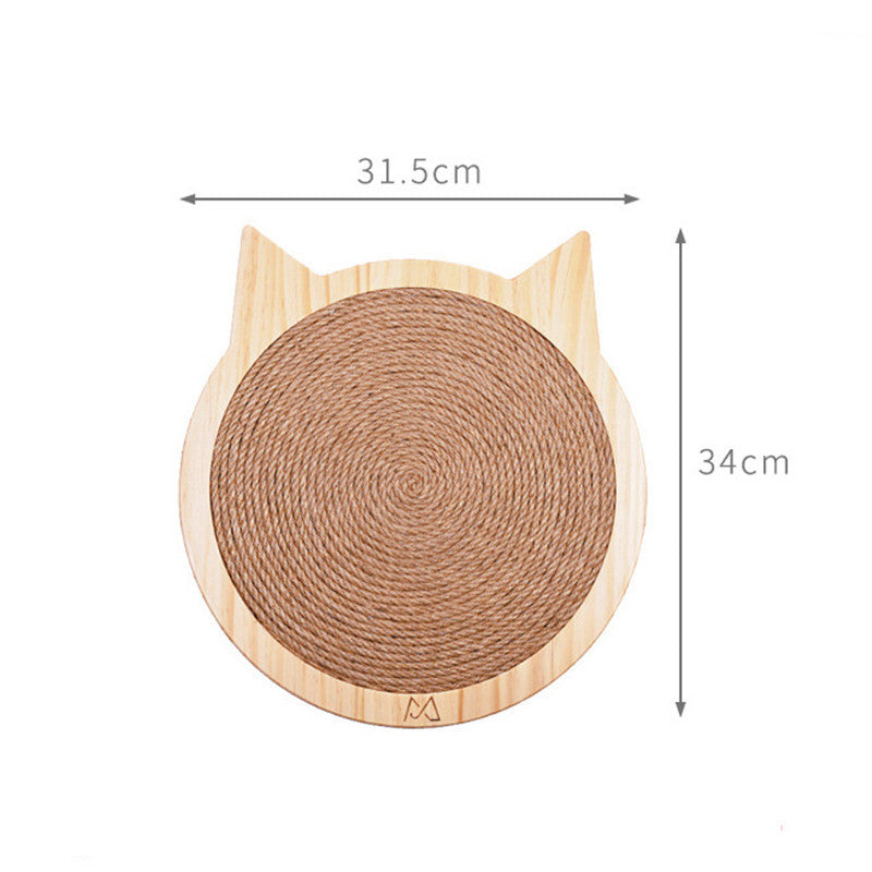Wall Mounted Scratcher Pad with Suction Cup Toy