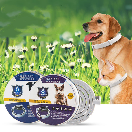 Adjustable pet insect collar