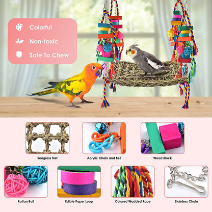 Parrot Climbing Net for Bird Cage