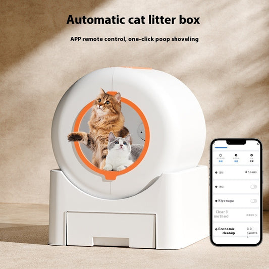 Automatic Self-Cleaning Cat Litter Box