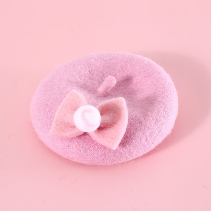 Pet Cat Wool Painter Bud Small Hat