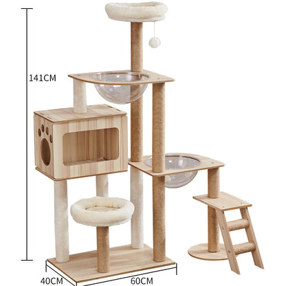 Cat Crawl Nest Scratching Board Tree